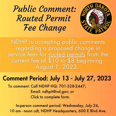 north dakota online permits.